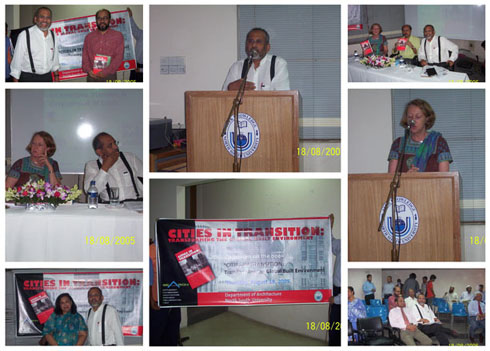 Scenes from the launch of Cities in Transition at NSU, Dhaka, Bangladesh
